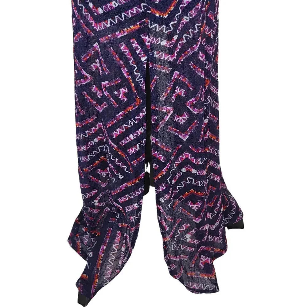 FIRE LOS ANGELES Women's Mesh Lightweight Spaghetti Strap Maxi Dress Size Small - Picture 7 of 16
